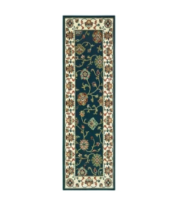 Oriental Weavers Kashan 2336B Navy/ Ivory Area Rug 2 ft. 3 in. X 7 ft. 6 in. Runner