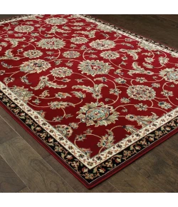 Oriental Weavers Kashan 370Ri Red/ Multi Area Rug 6 ft. 7 in. X 9 ft. 6 in. Rectangle