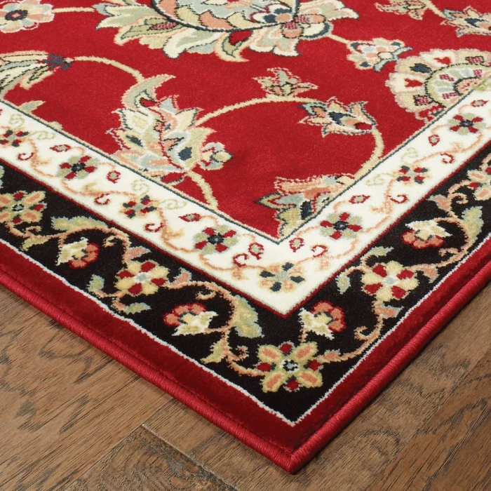 Oriental Weavers Area Rug Kashan 370RI Red 5' 3" X  7' 6"