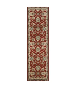 Oriental Weavers Kashan 370Ri Red/ Multi Area Rug 2 ft. 3 in. X 7 ft. 6 in. Runner