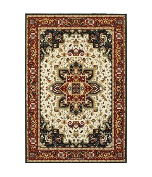 Oriental Weavers Area Rug Kashan 096W1 Red 7'10" X 10'10"