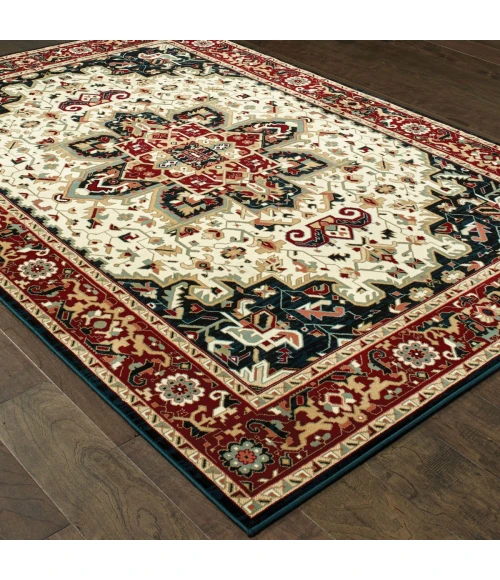 Oriental Weavers Area Rug Kashan 096W1 Red 7'10" X 10'10"