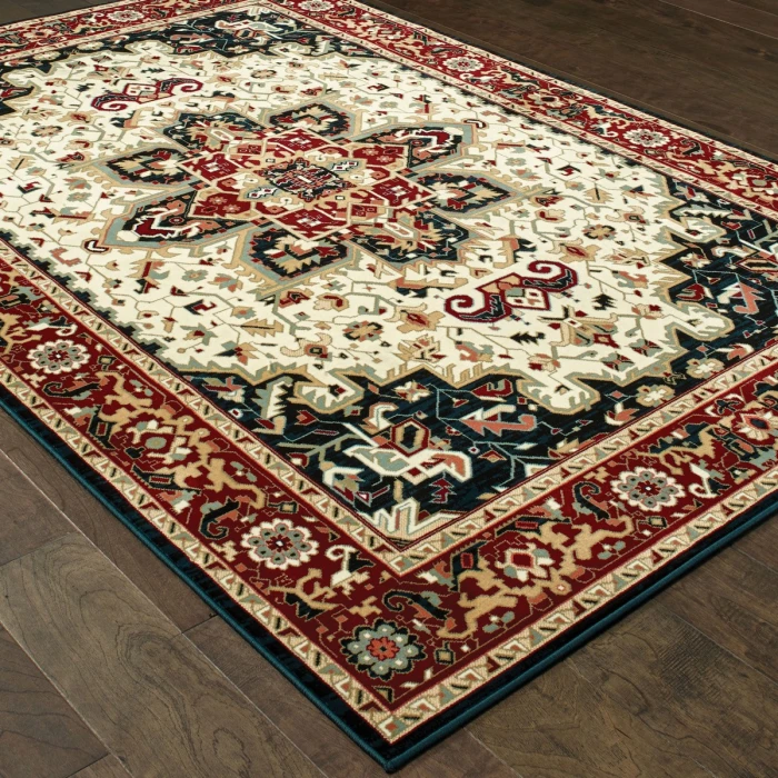 Oriental Weavers Area Rug Kashan 096W1 Red 5' 3" X  7' 6"