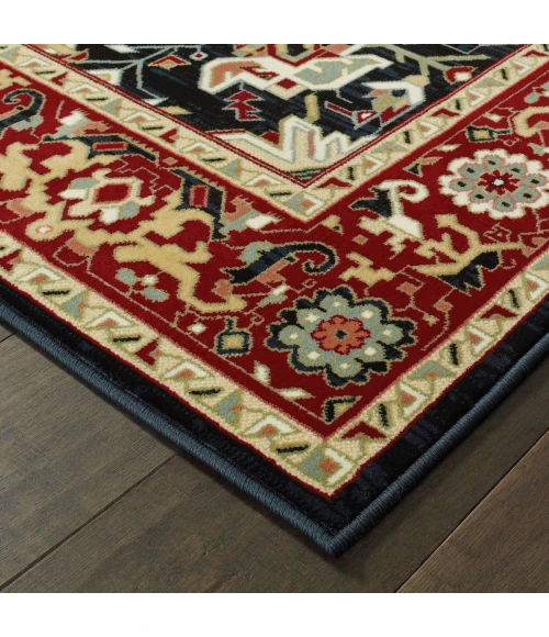 Oriental Weavers Area Rug Kashan 096W1 Red 7'10" X 10'10"