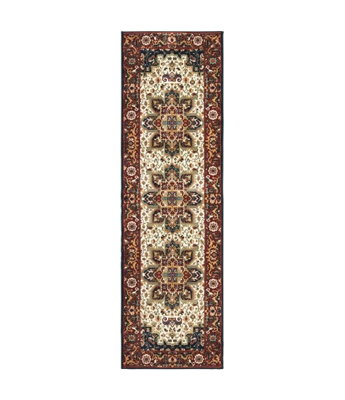 Oriental Weavers Area Rug Kashan 096W1 Red 7'10" X 10'10"