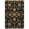Oriental Weavers Kashan 9946K Black/ Multi Area Rug 9 ft. 10 in. X 12 ft. 10 in. Rectangle