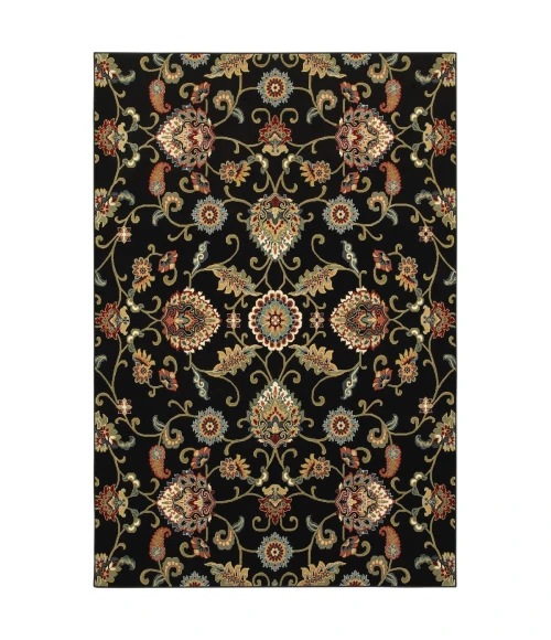 Oriental Weavers Area Rug Kashan 9946K Black 3'10" X  5' 5"