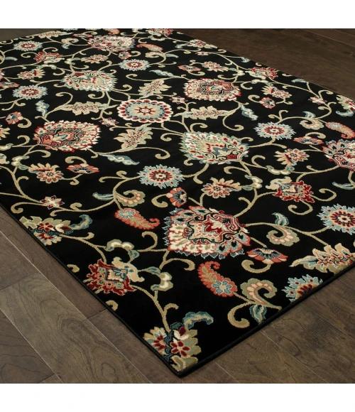 Oriental Weavers Area Rug Kashan 9946K Black 3'10" X  5' 5"