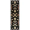 Oriental Weavers Kashan 9946K Black/ Multi Area Rug 2 ft. 3 in. X 7 ft. 6 in. Runner