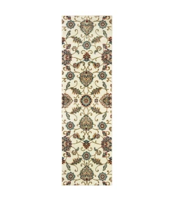Oriental Weavers Kashan 9946W Ivory/ Multi Area Rug 2 ft. 3 in. X 7 ft. 6 in. Runner