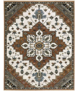 Oriental Weavers Keira Kei03 Rust/ Ivory 3 Ft. 3 In. X 5 Ft. Rectangle Rug