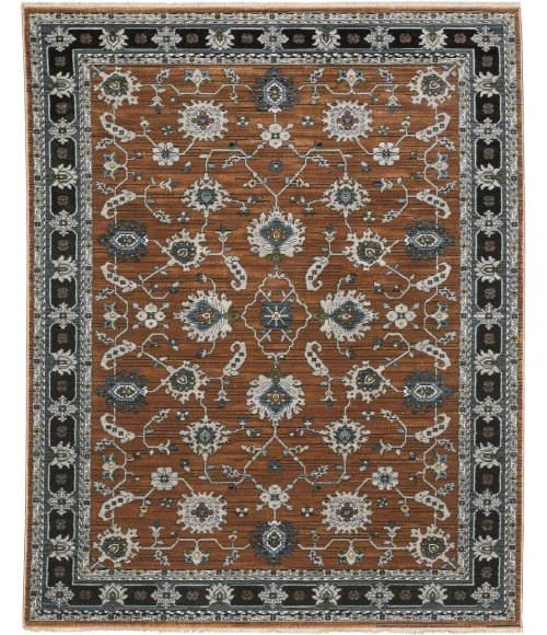 Oriental Weavers KEIRA kei05 Rust/Grey Rug 3' 3X5'