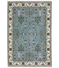 Oriental Weavers Keira Kei06 Blue/ Green 3 Ft. 3 In. X 5 Ft. Rectangle Rug