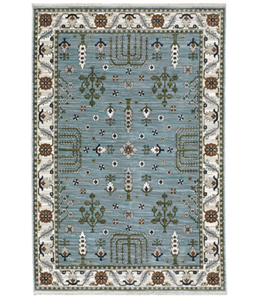 Oriental Weavers KEIRA kei06 Blue/Green Rug 6' 7X9' 6