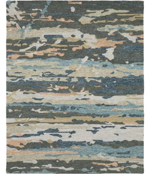 Oriental Weavers KIPTON kip01 Grey/Blue Rug 5'X8'