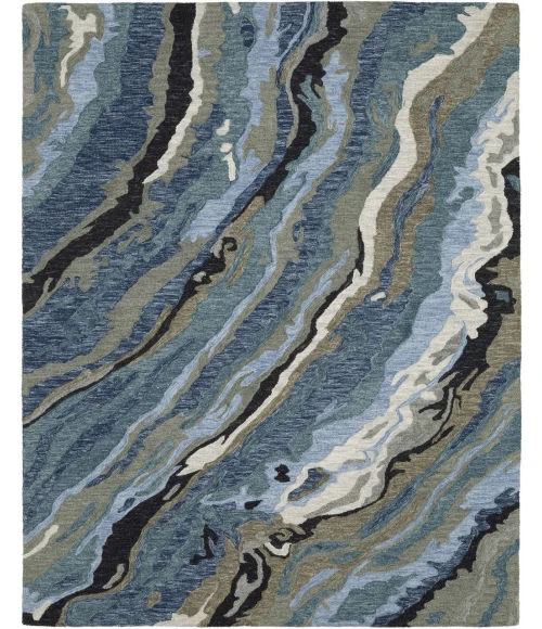 Oriental Weavers KIPTON kip03 Blue/Blue Rug 8'X10'