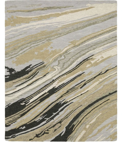 Oriental Weavers KIPTON kip05 Grey/Gold Rug 8'X10'