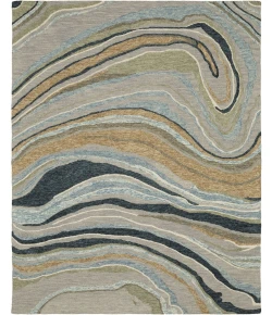 Oriental Weavers Kipton Kip07 Grey/ Blue 8 Ft. X 10 Ft. Rectangle Rug