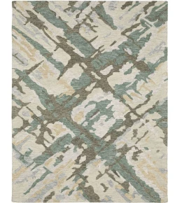Oriental Weavers Kipton Kip08 Grey/ Teal 8 Ft. X 10 Ft. Rectangle Rug