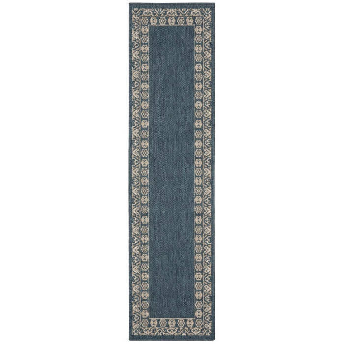 Oriental Weavers Area Rug Latitude 1503B Blue 7'10" X 10'