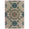 Oriental Weavers Latitude 1903W Grey/ Blue Area Rug 6 ft. 7 in. X 9 ft. 2 in. Rectangle