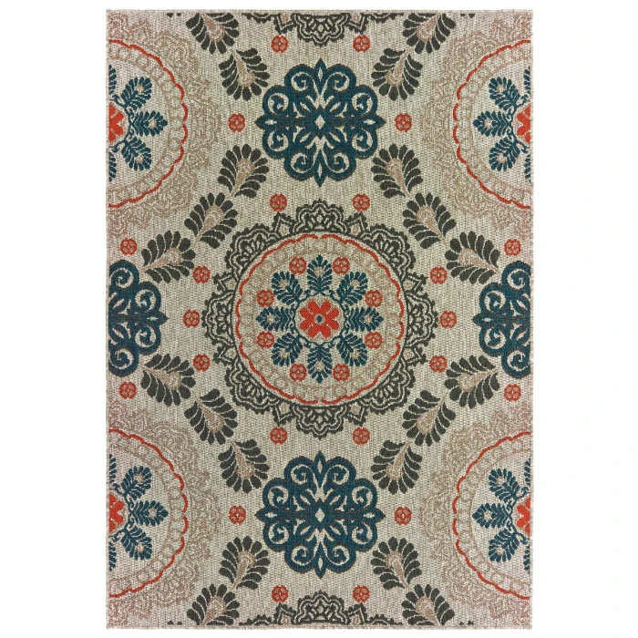 Oriental Weavers Area Rug Latitude 1903W Grey 7'10" X 10'
