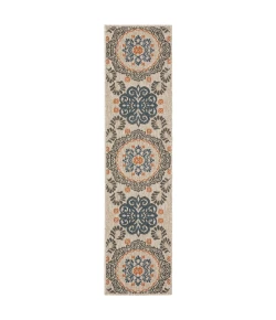 Oriental Weavers Latitude 1903W Grey/ Blue Area Rug 3 ft. 3 in. X 5 ft. Rectangle