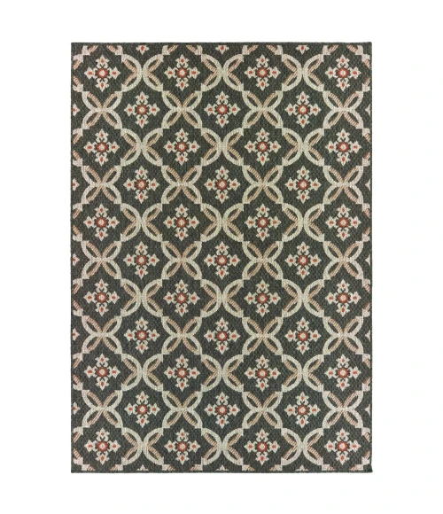Oriental Weavers Area Rug Latitude 1904K Grey 5' 3" X  7' 3"