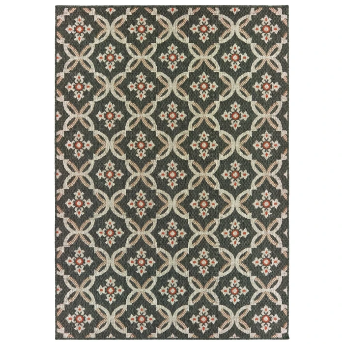 Oriental Weavers Area Rug Latitude 1904K Grey 3' 3" X  5'