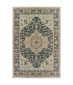 Oriental Weavers Latitude 001J3 Grey/ Gold Area Rug 6 ft. 7 in. X 9 ft. 2 in. Rectangle
