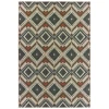 Oriental Weavers Latitude 002X3 Grey/ Orange Area Rug 3 ft. 3 in. X 5 ft. Rectangle