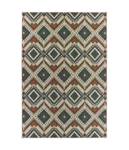 Oriental Weavers Area Rug Latitude 002X3 Grey 7'10" X 10'