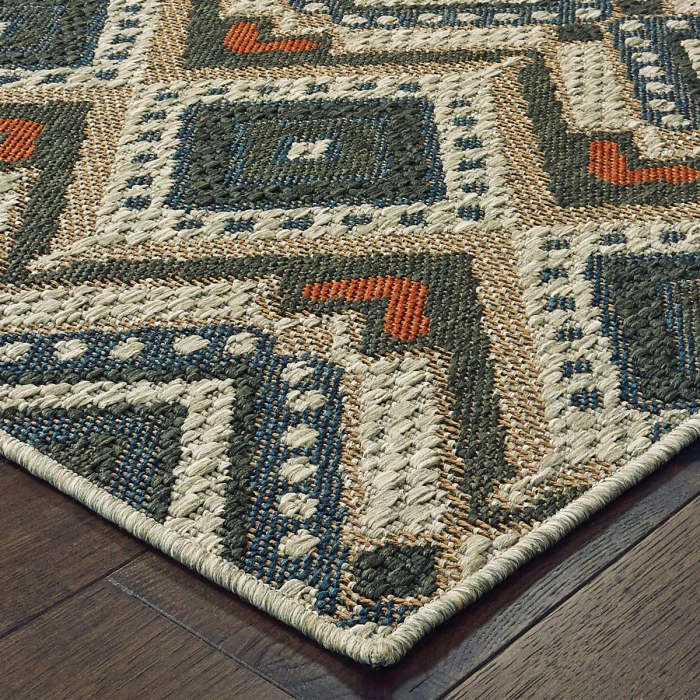 Oriental Weavers Area Rug Latitude 002X3 Grey 3' 3" X  5'