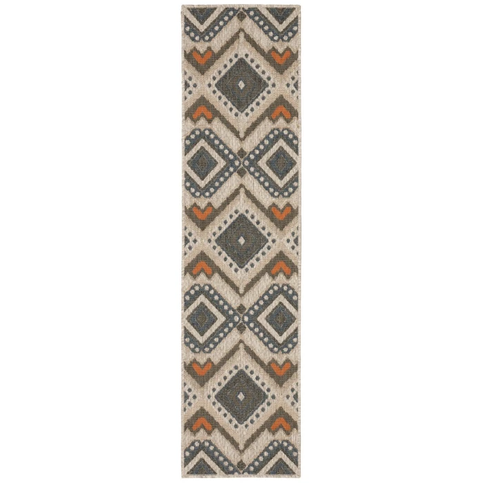 Oriental Weavers Area Rug Latitude 002X3 Grey 3' 3" X  5'