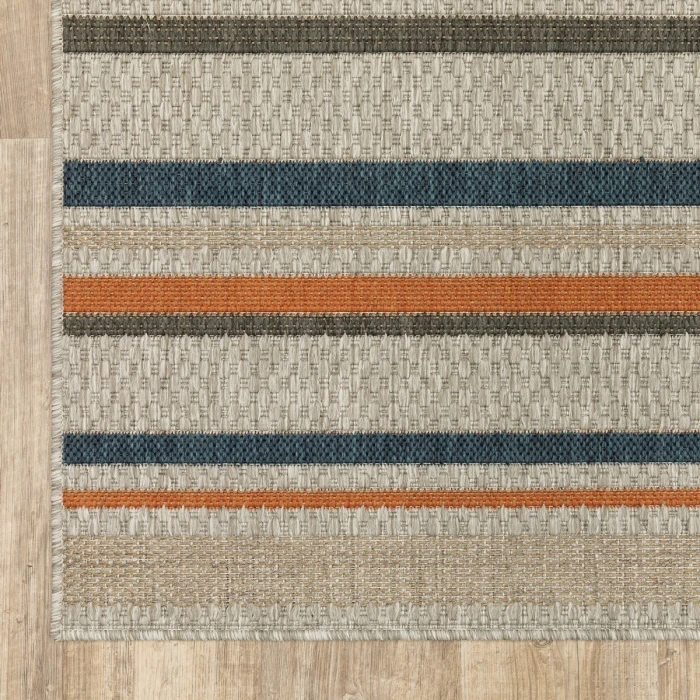 Oriental Weavers Area Rug Latitude 602W3 Grey 7'10" X 10'
