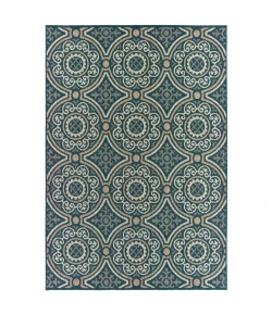 Oriental Weavers Latitude 609B3 Blue/ Grey Area Rug 6 ft. 7 in. X 9 ft. 2 in. Rectangle