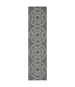 Oriental Weavers Latitude 609B3 Blue/ Grey Area Rug 6 ft. 7 in. X 9 ft. 2 in. Rectangle