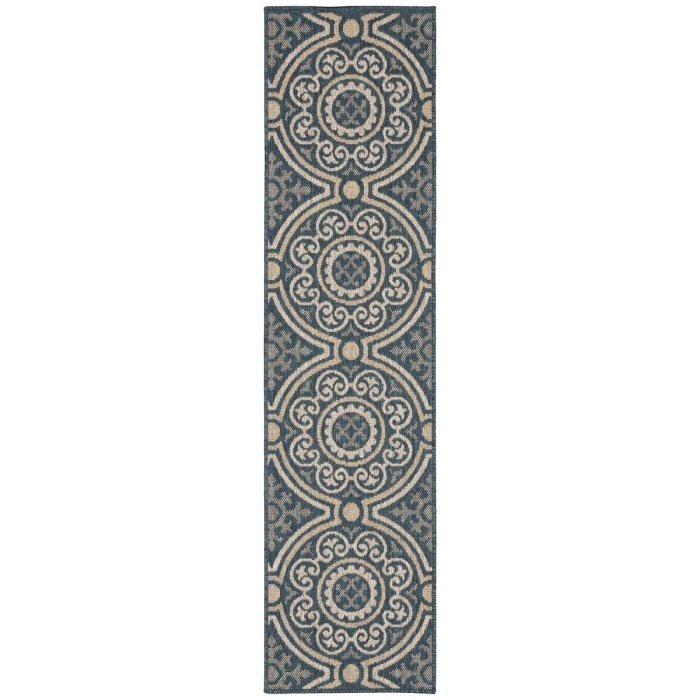 Oriental Weavers Area Rug Latitude 609B3 Blue 7'10" X 10'