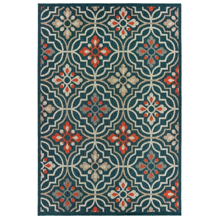 Oriental Weavers Area Rug Latitude 709B3 Blue 7'10" X 10'