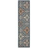 Oriental Weavers Latitude 709B3 Blue/ Orange Area Rug 1 ft. 10 in. X 7 ft. 6 in. Runner