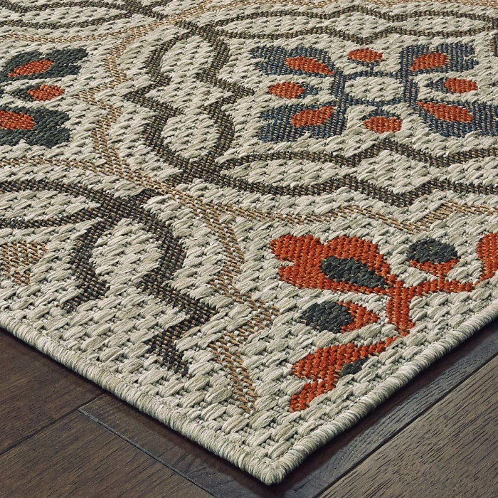Oriental Weavers Area Rug Latitude 709Y3 Grey 7'10" X 10'