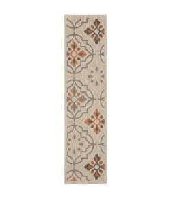 Oriental Weavers Latitude 709Y3 Grey/ Orange Area Rug 9 ft. 10 in. X 12 ft. 10 in. Rectangle