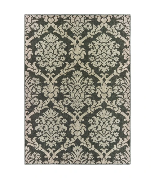Oriental Weavers Area Rug Latitude 8020K Grey 9'10" X 12'10"