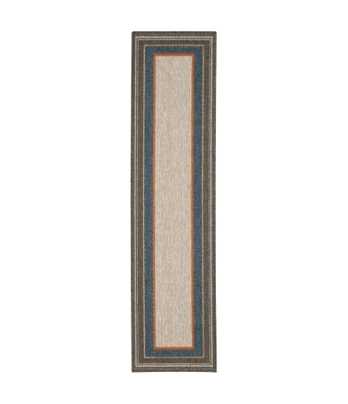 Oriental Weavers Area Rug Latitude 8021L Grey 6' 7" X  9' 2"