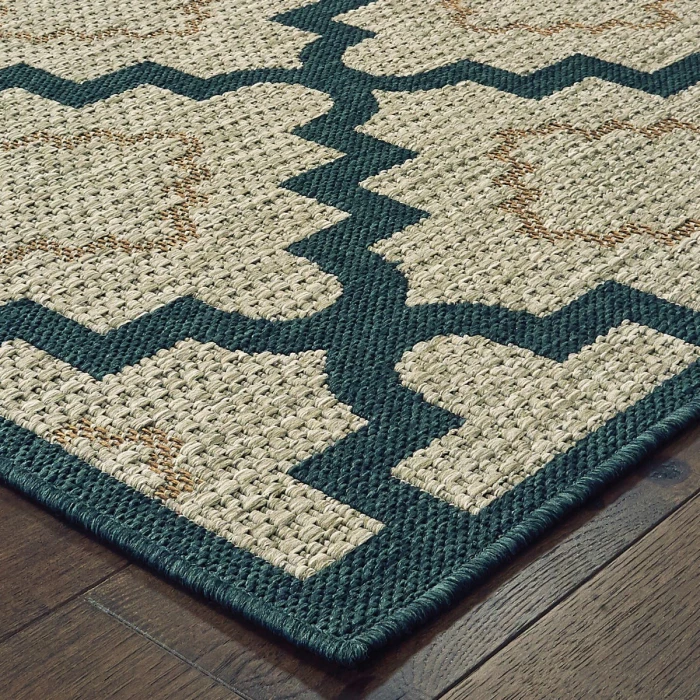 Oriental Weavers Area Rug Latitude 804I3 Grey 6' 7" X  9' 2"