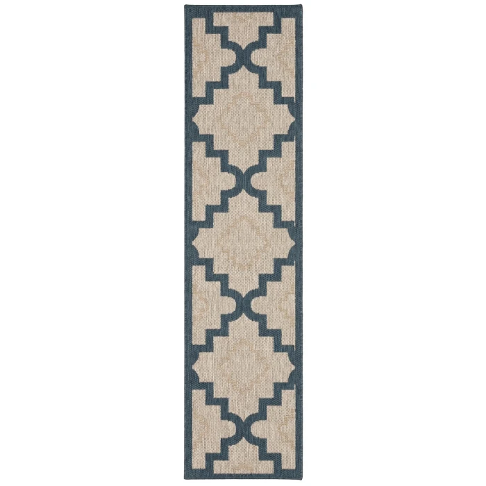Oriental Weavers Area Rug Latitude 804I3 Grey 6' 7" X  9' 2"
