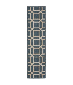 Oriental Weavers Latitude 806B3 Blue/ Grey Area Rug 6 ft. 7 in. X 9 ft. 2 in. Rectangle