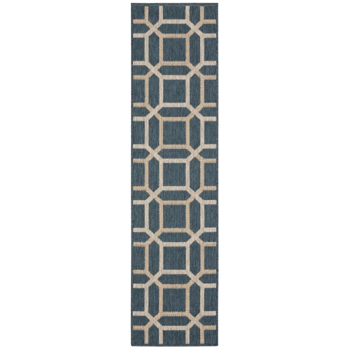 Oriental Weavers Area Rug Latitude 806B3 Blue 7'10" X 10'