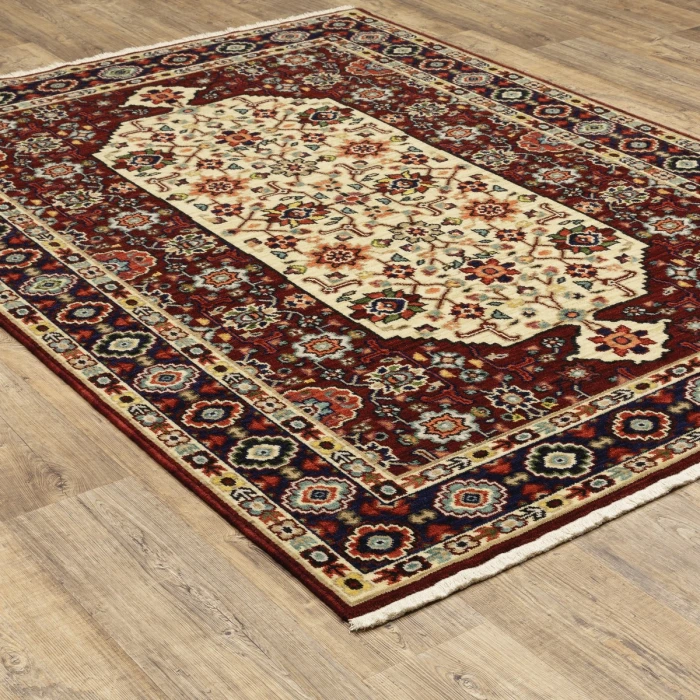 Oriental Weavers Area Rug Lilihan 1802W Red 2' X  6' Runner