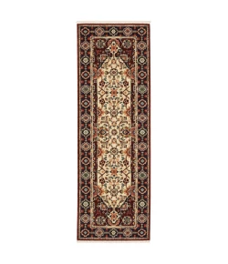 Oriental Weavers Lilihan 1802W Red/ Ivory Area Rug 2 ft. 6 in. X 12 ft. Runner